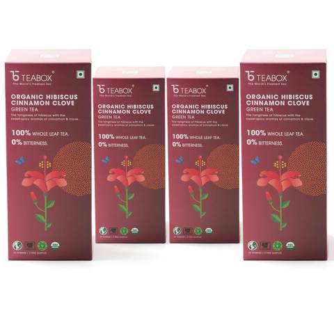 Organic Hibiscus Green Tea Case Pack (6 Box)