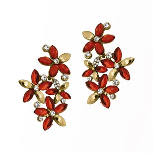 Floriana Enameled Earrings